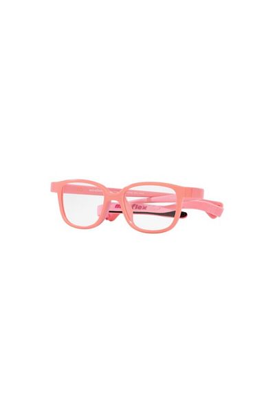 MIRAFLEX Unisex Square Eyeglasses- Mf 4005 - Lense Size:44mm - Light Pink