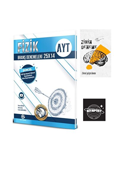 Karma Kitaplar BİLGİSARMAL AYT FİZİK 25X14 BRANŞ DENEME-ZİHİNDENEME-İST358