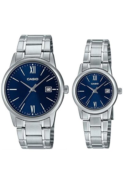 Casio Mtp-Ltp-V002D-2B3Udf Couple Wristwatch (Women-Men)