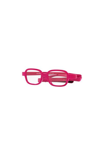 MIRAFLEX Unisex Rectangle Eyeglasses- Mf 4001 - Lense Size:44mm - Dark Pink