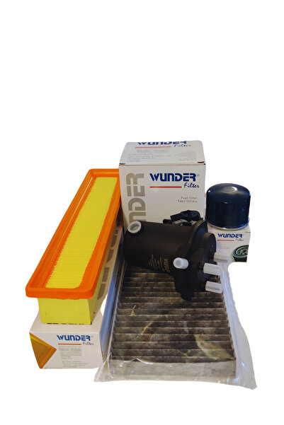 WUNDER RENAULT CLIO 2 SYMBOL 1.5 DCİ PERİYODİK FİLTRE BAKIM SETİ