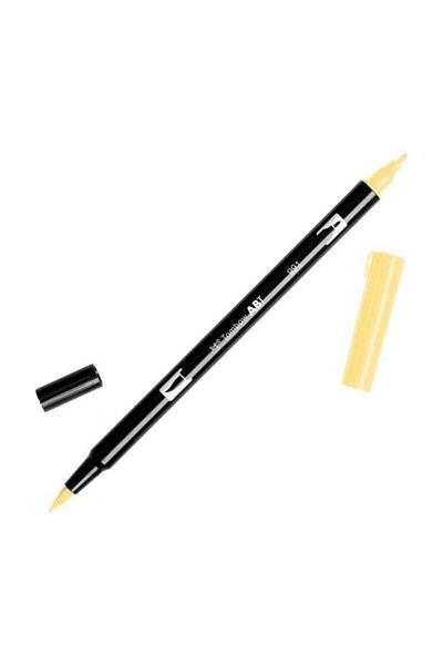 Tombow Dual Brush Light Ochre Graphic Pen - Ab-t 991
