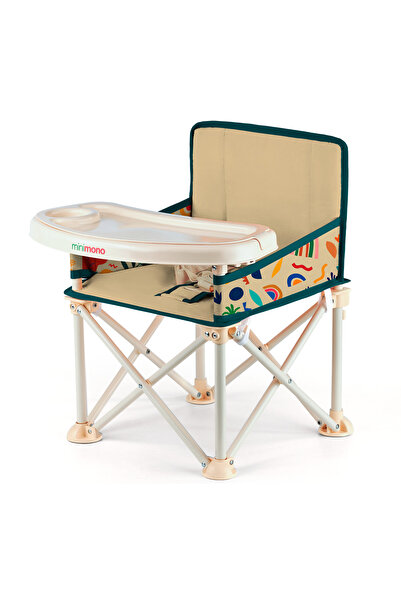 Minimono Plus 0-4 Yaş Portatif Katlanır Yükseltici Mama Sandalyesi Bebek Çocuk Kamp Sandalyesi