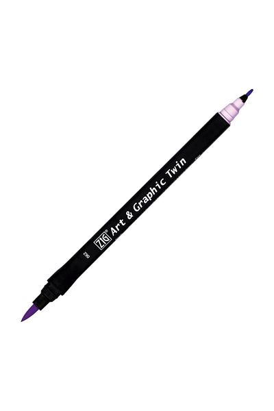 Zig Art & Graphic Twin Marker Drawing Pen 62 Lilac