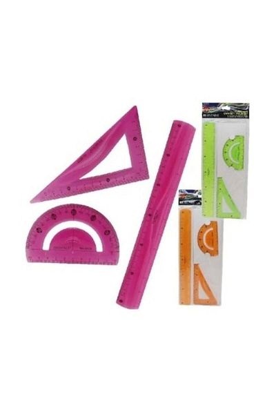 Südor Yayınları Flexi Unbreakable Ruler Set Green