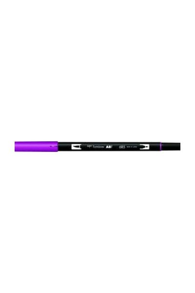 Tombow Ab-t Dual Brush Pen Graphic Pen Magenta 685