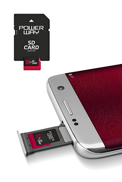 POWERWAY 128 GB Memory Card Adapter Included