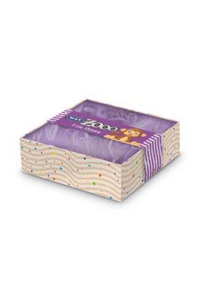Mas Plastic Coated Atas in Purple Square Box No:5