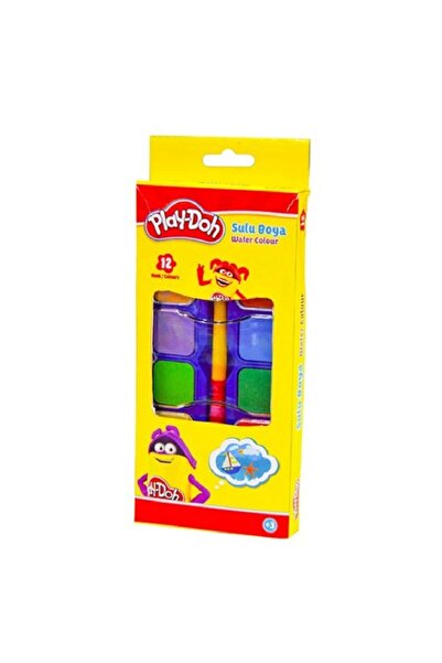 Play Doh Play-Doh Sulu Boya 12 Renk 27 mm Çap