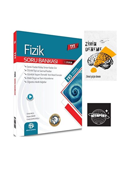 Karma Kitaplar BİLGİSARMAL TYT FİZİK SORU BANKASI-ZİHİNDENEME-İST400