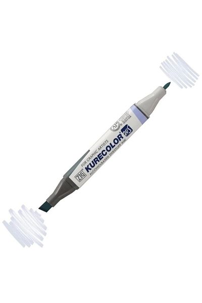 Zig Kurecolor Kc-3000 Twin Marker - Blue Gray 2 / N833