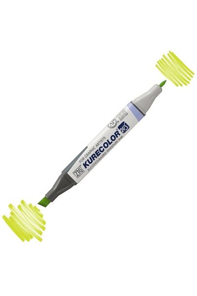 Zig Kurecolor Twin S Kc-3000 Yellow Green 125