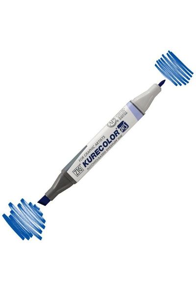 Zig Kurecolor Twin S Marker Kc3000 Double Tip Graphic Marker No:319 Menthol Violet
