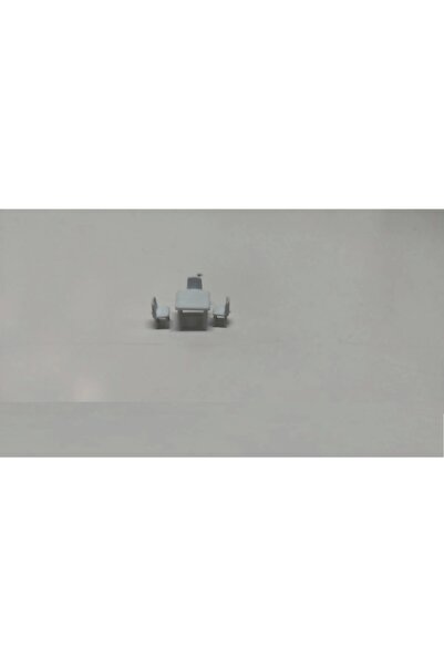 Del Rey MAKET PLASTİK K.MASA 4 SANDALYE 1/50 1TK