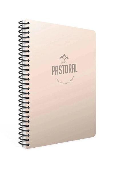 Gıpta Pastoral A4 72 Sheets Squared Spiral Notebook