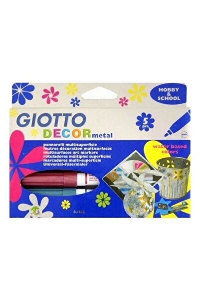 Giotto Decor Metalik Boya Kalem 5 Renk 452900