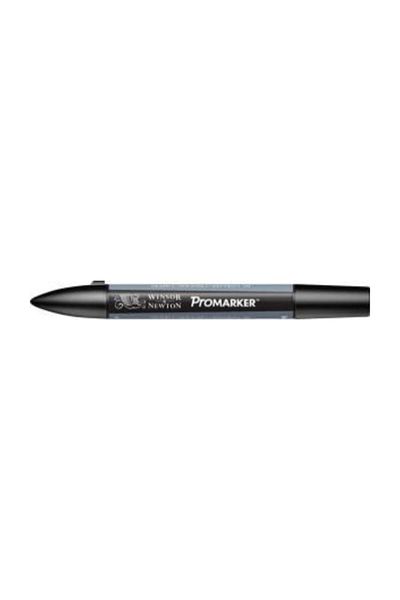 Winsor Newton قلم رسم برسومات كحولية مزدوجة الأطراف من بروماركر، رمادي ثلجي 4 295 (IG4)