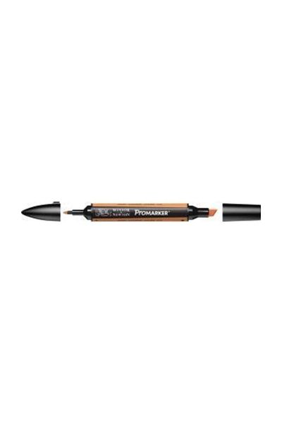 Winsor Newton قلم رسم جرافيك ذو طرفين من بروماركر، زنجبيل 287 (O136)