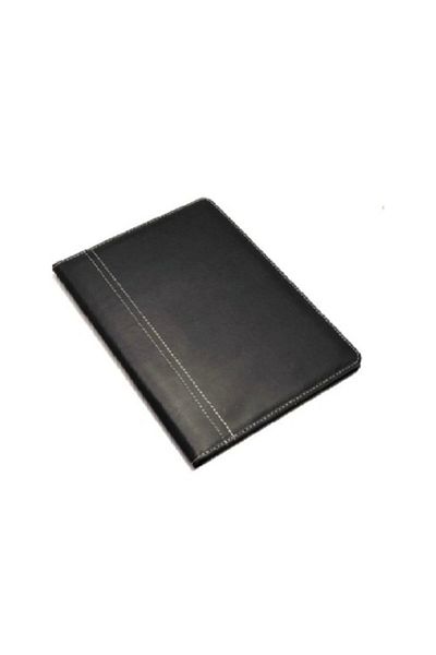 Lizy S. Leather Zippered Underarm Bag with Calculator Secretaryhood