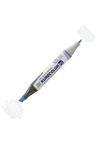 supertrend Kurecolor Twin Marker - S Kc-3000 Ice Blue 350 Dual Type Marker Pen