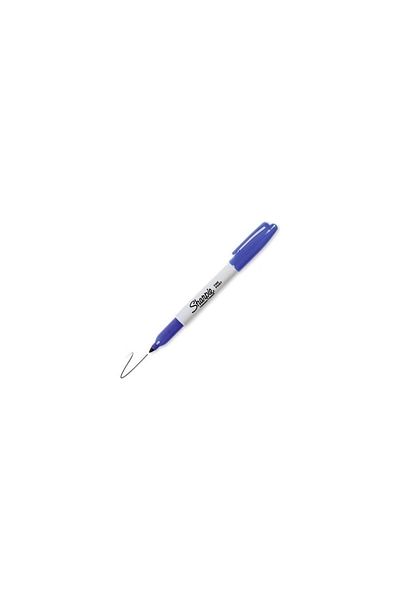Sharpie Blue Permanent Marker - Fine Round End