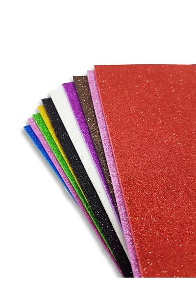 Colorland Glitter Eva 10 Colors 20*30 Size