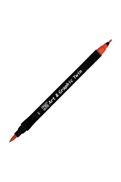 Zig Art & Graphic Twin Marker Drawing Pen 2 Red