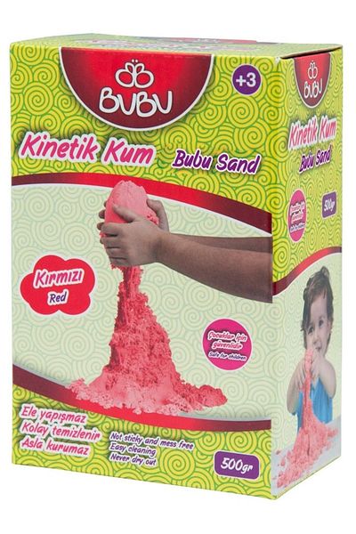 Bubu Bu-Bu Play Sand 500 Gr.Red - Ku0006