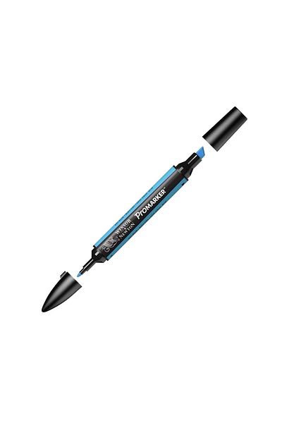 Winsor Newton Promarker Graphic Drawing Pen - Double Tip, Alcohol Based, Sky Blue 621 (B137)