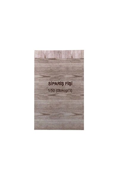 Genel Markalar Sipariş Fişi 1/50 2 N Otokopili