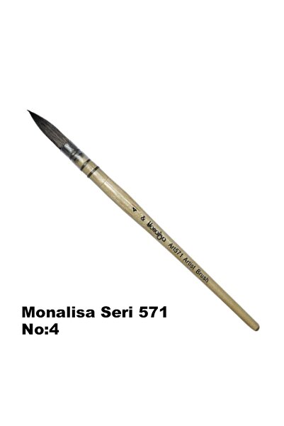 Monalisa Sulu Boya Fırçası Sincap Kılı Seri 571 No 4