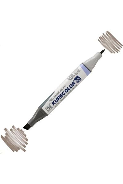 Zig Kurecolor Kc3000 Twin S Marker Pen W08 Warm Gray 8