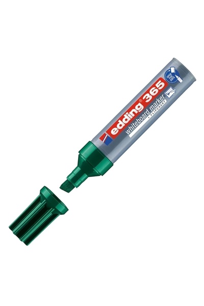 Edding 365 Kesik Uçlu Beyaz Tahta Kalemi Yeşil