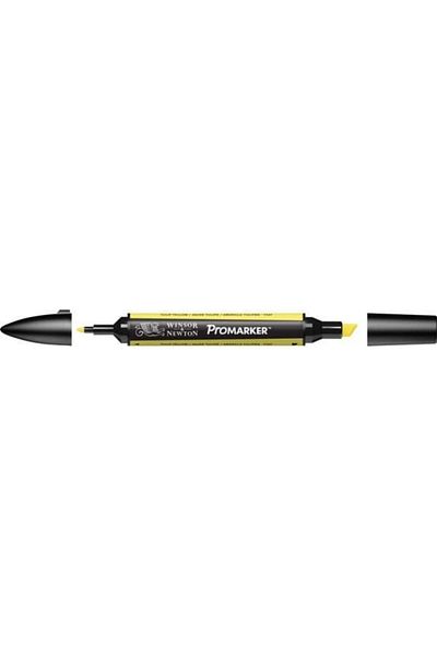 Winsor Newton قلم رسم جرافيك ذو طرفين كحولي من بروماركر توليب أصفر 254 (Y337)