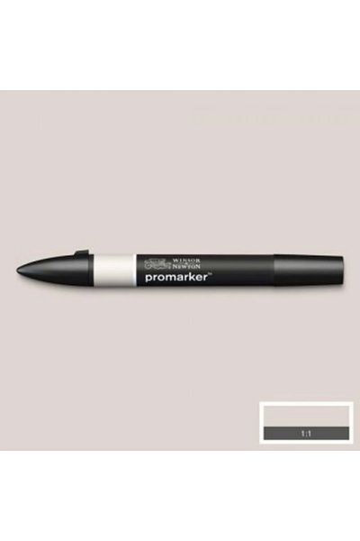 Winsor Newton قلم رسم برسومات كحولية مزدوجة الأطراف من Promarker باللون الرمادي الدافئ 1 134 (WG1)