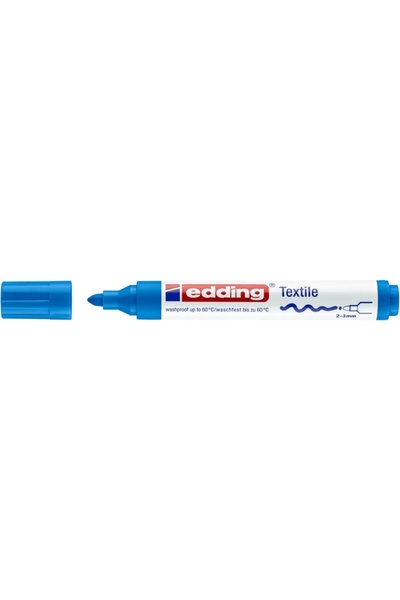 Edding 4500 Tekstil Kalemi Lıght Blue