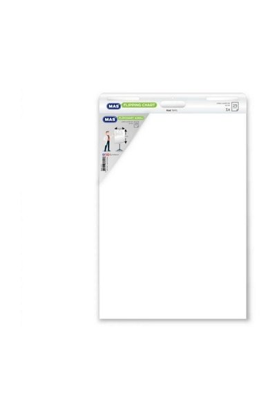 Mas 64x90 Düz Askılı Flipchart 80 Gram 25 Yaprak (3691)