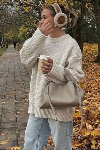 Ritnice Pulover Stella Soft Oversize Stone Knitwear pentru damă