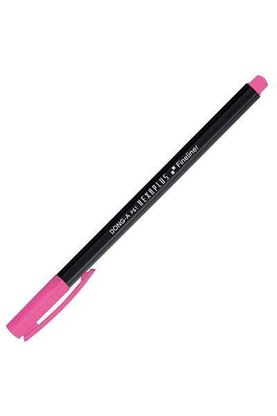 Dong-A Hexaplus Fiber Tip Fineliner No:16 Pink