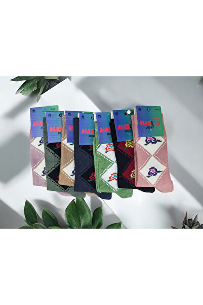 Marlin جوارب موسمية منقوشة مكونة من 12 قطعة