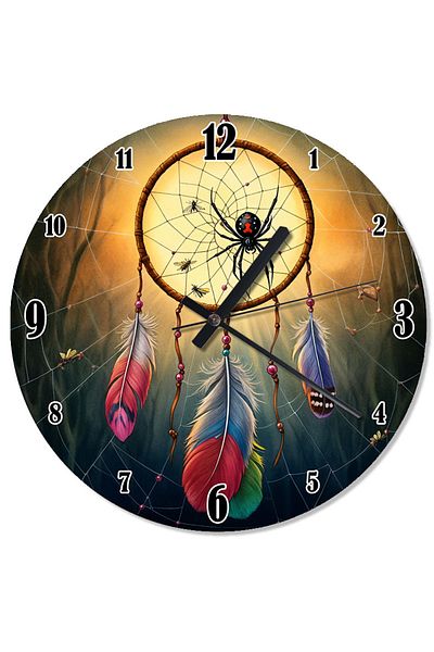 ekart Colorful Dream Catcher Decorative Wall Clock