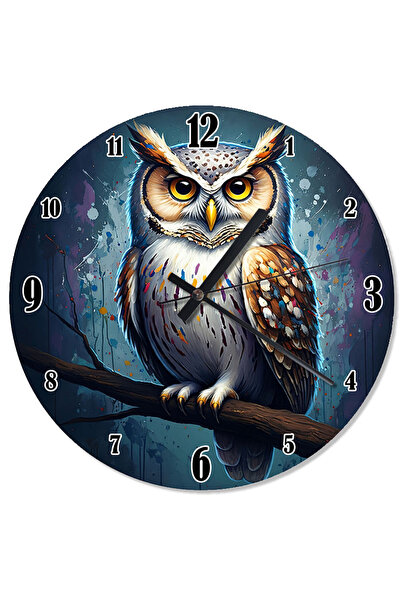 ekart ساعة حائط على شكل بومة حكيمة