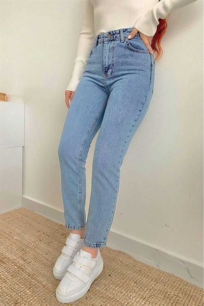 LAMİRA Kar Mom High Waist Lycra Jeans