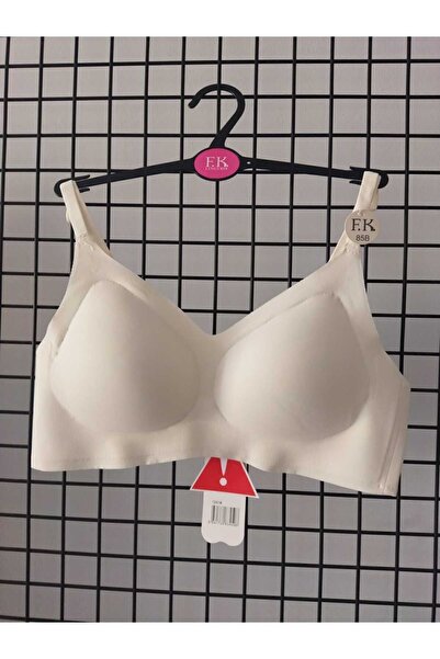 F.K 1241 Invisible Laser Cut Seamless No Underwire Sponge Detachable Bra
