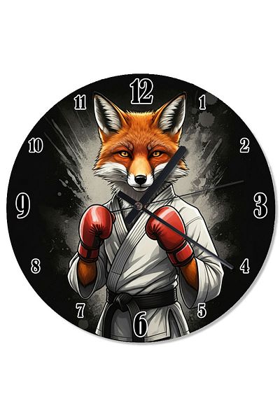 ekart Boxing Fox Shaped Wall Clock