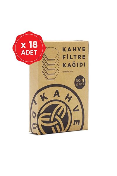 Kahve Dünyası 80 Sheets X 18 Filter Sheets - Box