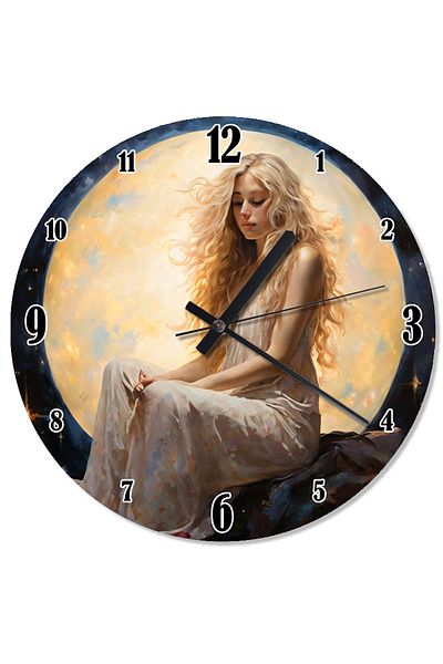 ekart Elegant Nature Fairy Analog Wall Clock
