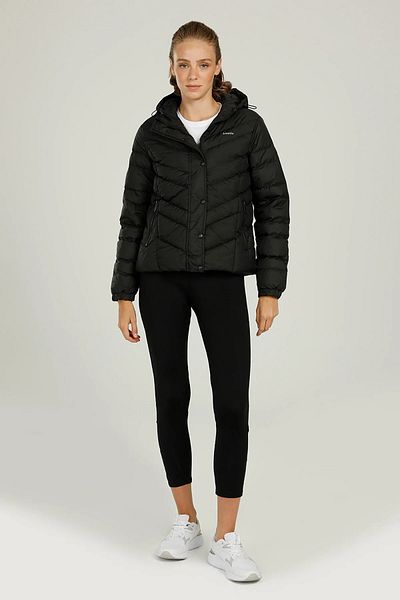 Kinetix Wl Ziggy Coat 3pr Μαύρο Γυναικείο Κοντό Παλτό