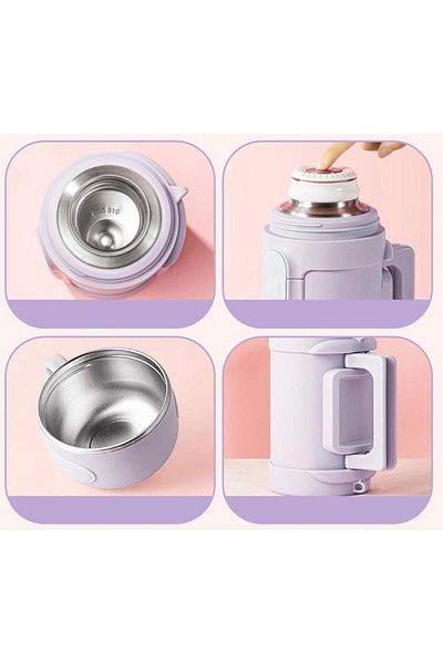 TKK Vagonlife 1000ml Steel Thermos - White