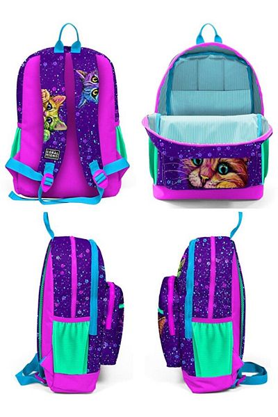 Coral High Yaygan Coral High Backpack Purple Pink Cat 23732